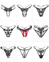 24 Styles Underpants Sexy Pearl Panties Women039s Thongs And G Strings Lace Open Crotch Tangas Women Sexy Underwear Bow Briefs 4522383726