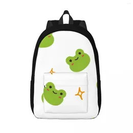 Backpack Student Bag Cute Frog Parent-child Lightweight Couple Laptop