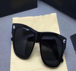 Mens Stains Square Designer Sunglasses Matte Black Frame Dark Grey Glasses Eyewear Brand New with box9942671