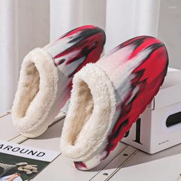 Slippers Women Men Winter Fashion Warm Shoes Mens Casual Flat House Indoor Bedroom Home Cotton Comfortable Autumn