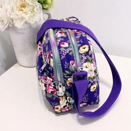 Bag Women Canvas Crossbody Floral Print Messenger Shoulder Handbag Satchels Female Travel For