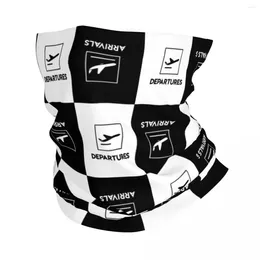 Scarves Fashion Arrives The Exit Arrival Departure Bandana Neck Cover Printed Aircraft Logo Balaclavas Magic Scarf Running