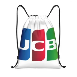 Shopping Bags JCB Drawstring Backpack Women Men Gym Sport Sackpack Foldable Bag Sack