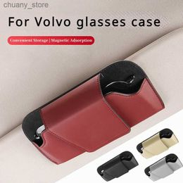 Sunglasses Cases Suitable for Volvo XC40 XC60 XC90 V40 S60 storage boxes car glasses accessories car glasses case Y240416