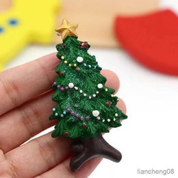 Fridge Magnets Resin Fridge magnet christmas hat Christmas tree fridge stickers 3d creative Christmas gifts deer hats souvenir Christmas gift