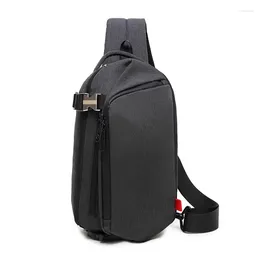 Waist Bags 20PCS / LOT Large Capacity Chest Pack For Men Sling Bag Casual Fashion Outdoor Small
