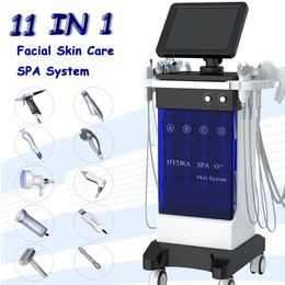 Dermabrasion Water Oxygen Jet Skin Rejuvenation Microdermabrasion Cleaning Hydro Facial 11 In 1 Peeling Device Anti Wrinkle Face Lifting Machine
