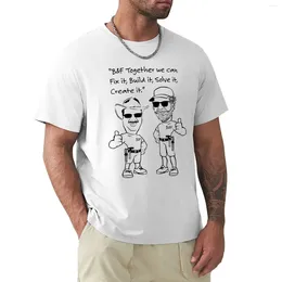 Men's Polos Bernie & Fred T-Shirt Vintage Hippie Clothes Mens T Shirt