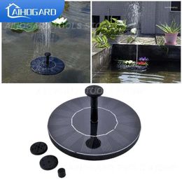 Garden Decorations Hobbylane Round Solar Fountain Floating Powered Fuente Water Pump 3 Sprinkler Heads Pond Patio Decor