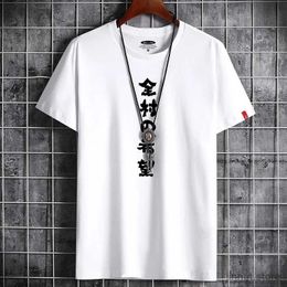 Men's T-Shirts T Shirt for Men 2023 Summer Hip Hop Anime New Fashion Clothing Harajuku Retro Oversized Manga Goth Streetwear Vintage T-shirt