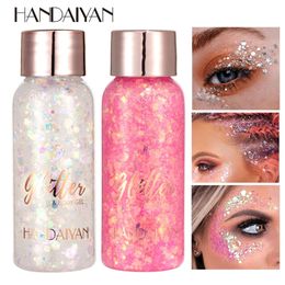 with Smear Spoon Multifunctional Eye Nail Body Face Gel Art Flash Loose Sequins Cream Festival Glitter Deco