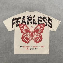 European and American Gothic Spider Print Oversized T-shirt Mens Street Hip Hop Harajuku Loose Short Sleeve Top Women 240417