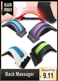 Stretch Equipment Back Massager Magic Stretcher Fitness Lumbar Support Relaxation Mate Spinal Pain Relieve Chiropractor message LY5370503