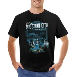 Men's Polos Visit Raccoon City T-Shirt Shirts Graphic Tees Edition Sports Fans Fitted T For Men