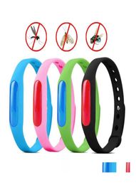 Pest Control Kid Mosquito Repellent Bracelet Sile Wristband Summer Plant Essential Oil Capse Band Bug Killer Drop Delivery Home Ga8600422