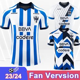 23 24 Monterrey MORI J.CAMPBELL Mens Soccer Jerseys R.FUNES M.MEZA D.VERGARA Home Away 3rd Football Shirt Short Sleeve Aldult Uniforms