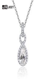 7*10mm 2.8ct Teardrop-shaped Zircon Pave Small Diamonds Pendant S925 Silver Necklace Chain Women Wedding Gift Jewellery Chains4403718