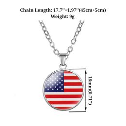 designer necklace Flags necklaces of various countries in the continent USA Canada Mexico Belize Dominica Cuba