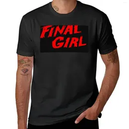 Men's Polos Final Girl Wines Logo T-Shirt Plain Boys Animal Print Blacks T-shirts For Men Cotton