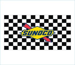 Custom Digital Print 3x5ft flags Race Racing Mahwah SUNOCO Cup Series Event Chequered Flag Banner for Game and Decoration4041367