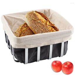 Plates Metal Bread Basket And Fruit Brunch With Removable Durable