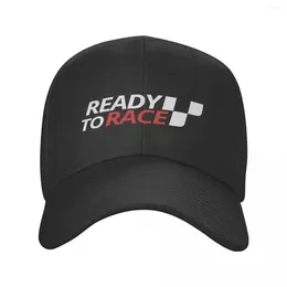 Ball Caps Fashion Unisex Ready To Race Baseball Cap Adult Motorcycle Rider Racing Sport Adjustable Dad Hat Men Women Outdoor Snapback