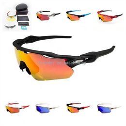 Mens and womens Sports Outdoor cycling sunglasses Windproof UV400 Polarising Oak glasses MTB electric bike riding eye protection with box 3H5P