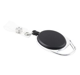 Fashion Retractable Pull Key Ring Chain Reel ID Lanyard Name Card Badge Holder Reel Recoil Belt Key Clip Classic Keychain3133781