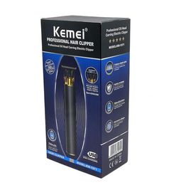 Kemei 1971 Pro Li TOutliner Skeleton Heavy Hitter Cordless Trimmer Men 0mm Baldheaded Clipper Finish Hair Cutting Machine9637280