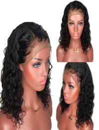 Curly Wig Brazilian Lace Front Human Hair Wigs For Women Natural Colour Pre Plucked Full Lace Wig with Baby Hair7123025