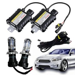 9004 KIT HID BI XENON 55W DC 12V 4300K BIANCO CALDO 9004 BI XENON 9004 HI/LO Bixenon Lampada set di fari con set di auto a zavorra