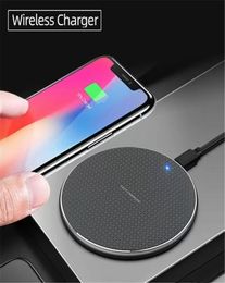 K8 Qi Wireless Charger Pad 10W Super Ultra Fast Charging Quick Charge Dock Universal for iPhone 12 11 X Pro Max and Samsung Galaxy7911246