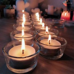 Candle Holders Simple Style Valentine Day Small Glass Holder Romantic Puzzle DIY Wedding Atmosphere Decoration