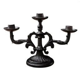 Candle Holders Nordic Candlestick Iron Holder For Home Decor Holiday Table Centerpiece Housewarming Gift