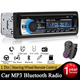 New Car Radio 1din Srereo Bluetooth MP3 Player FM Receiver With Remote Control AUX/USB/TF Card In Dash Kit