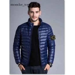 Men's Jackets Luxury Stone Jacket Brand Designer Men Women Down Canada Northern Winter Hooded Island Jacket Badge Printing Contrast Colour Warm and Windproof 5223