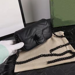 Designer Women's Chain Bag High Quality 1:1 Luxury Shoulder Bag Fashion Urban Skew span high quality leather keyboard gift box