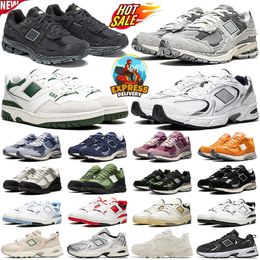 New 2002r running shoes for men women 550 530 mens outdoor trainers Protection Pack Rain Cloud Phantom Silver Cream Ivory White Green sports sneakers chaussure