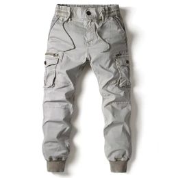 Cargo Pants Men Jogging Casual Pants Cotton Full Length Tactical Military Pants Trousers 240412