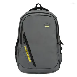 Backpack College Student For Men Large Capacity Nylon Black 15.6 Inch Laptop Back Pack