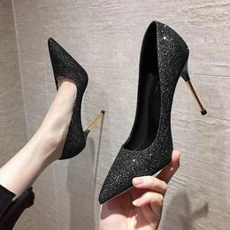 Dress Shoes Fashion Stiletto Heels Women's With Sexy Designer Party High 2024 Ladies Luxury Elegant Pumps