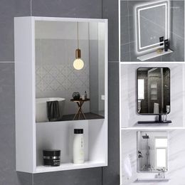 Bathroom Sink Faucets Modern Minimalist Square Round Mirror Cabinet With Shelf