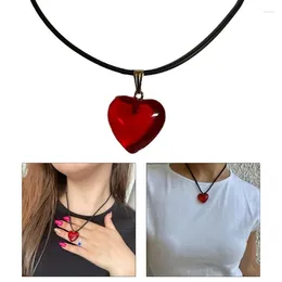 Choker Glaze Heart Beads Necklace Material Neck Jewelry Suitable For Daily Y08E