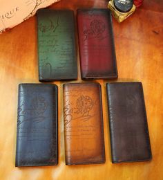 Ebene Scritto Leather Long Wallet card wallets Credit Handmade cowhide men and women holder fashion purses7899715