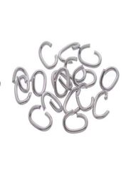 LASPERAL 100PCs Stainless Steel Open Ring Oval Spilt Jump Rings DIY Jewelry Findings Accessories DIY Hand Made Craft Making3503874