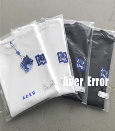 FOX Adererror Embroidery Maison Kitsune Tshirt Men Women 11 High Quality Ader Error Embroidered T shirts Zstitch Tee Tops8045275