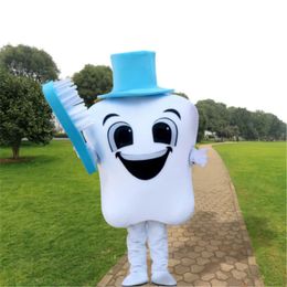 2024 High Quality Tooth Mascot Costume halloween Carnival Unisex Adults Outfit fancy costume Cartoon theme fancy dress