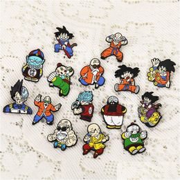 Cartoon Accessories Childhood Japanese Game Movie Film Dragon Enamel Pins Cute Movies Games Hard Collect Metal Brooch Backpack Hat B Dhma8