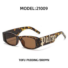 Retro Small Frame Palm Angles Sunglasses for Women with High-end Panel Design Letters Palm Angles Sunglasses for Men with Personalised Retro Glasses 633