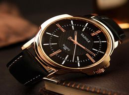 Rose Gold Wrist Watch Automatic Men 2018 Top Famous Male Clock Quartz Watch Golden Wristwatch Quartz Watch Relogio Masculino8617004